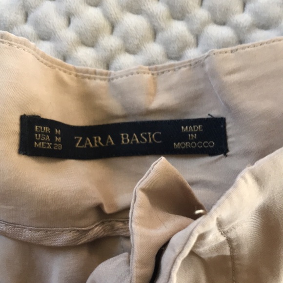 Zara Pocket Shorts in Light Camel Medium - Picture 5 of 10